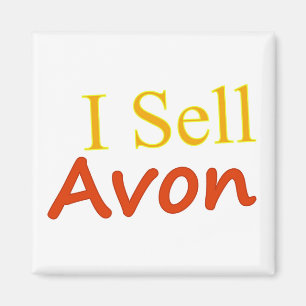 私販売法Avon白の背景 マグネット