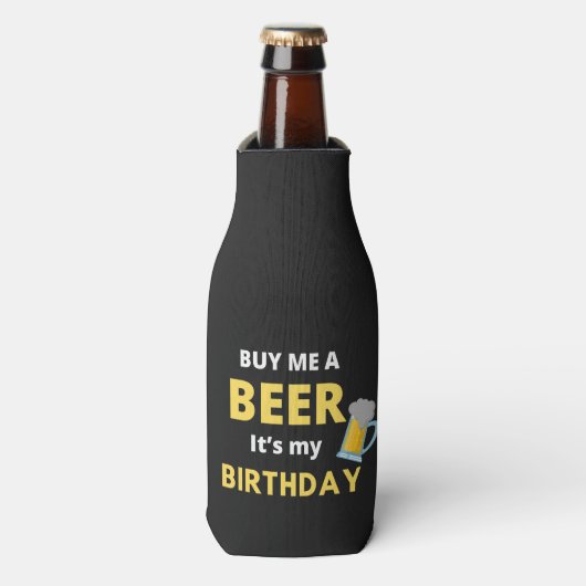私買はビールその誕生日、ビールを飲む ボトルクーラー (ボトル正面)