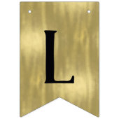 私賛美たちの息子のバナー、黒、金ゴールド バンティングフラッグ (第3の旗)