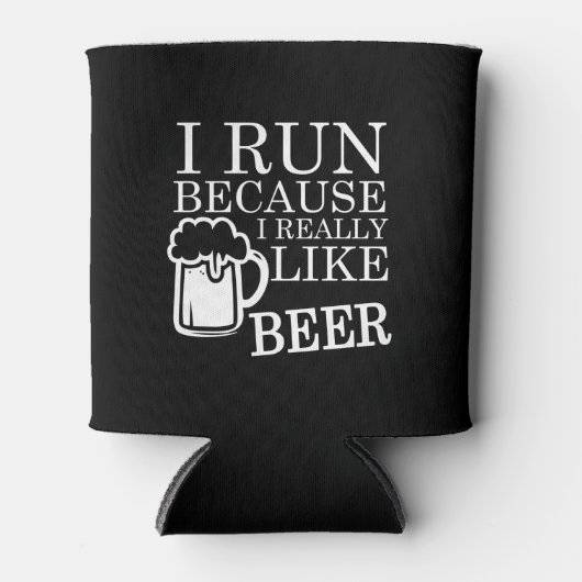 私走はビールが大好きなのおもしろい 缶クーラー (正面)