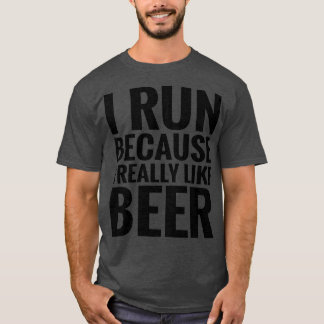 私走はビールが好きだから Tシャツ
