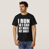 私走はホットド食べッグが増える Tシャツ (正面フル)