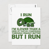 私走.カメより遅いけど走、 ポストカード (正面/裏面)