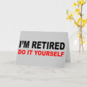 私退職した カード (黄色い花)