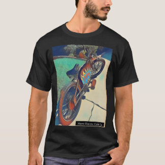 私道で駐車されるeBike Tシャツ