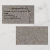 私道の取付けおよび修理名刺 名刺 (正面/裏面)