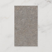 私道の取付けおよび修理名刺 名刺 (裏面)