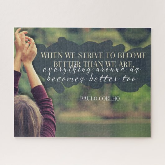 私達があるよりよくなって下さい ジグソーパズル (横)