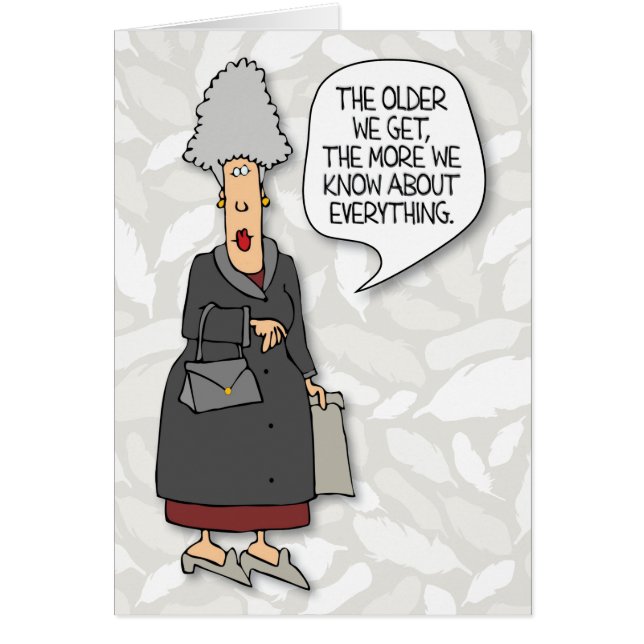 "私達がより古くなれば、もっと私達は"バースデー・カードを知っています (正面)