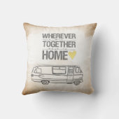 私達が一緒にシリーズMotorhomeの版であるところはどこでも クッション (裏面)