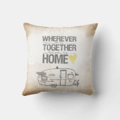 私達が一緒にシリーズShastaのトレーラーであるところはどこでも クッション (裏面)