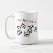 "私達が付いている来られた演劇" コーヒーマグカップ (左)