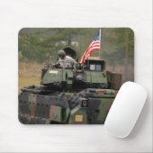 私達が付いている軍タンク旗のmousepad マウスパッド (マウス)