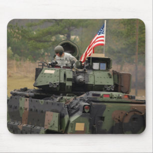 私達が付いている軍タンク旗のmousepad マウスパッド