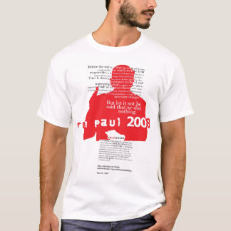 私達が何もしなかったことそれ割り当てられる言われないため Tシャツ