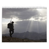 私達が信頼する神の2012の軍のシルエット カレンダー (カバー)