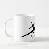 私達が信頼する神のU-2、私達が監視する他! コーヒーマグカップ (左)