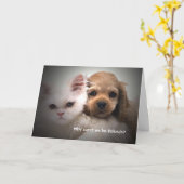 私達が友人の挨拶状なぜではいけないか カード (黄色い花)