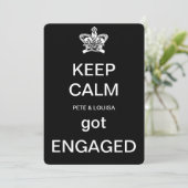 私達が婚約した得た平静を保って下さい 招待状 (スタンド正面)