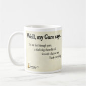 私達が宇宙を通って投げつけると同時に、憂うつは彼の追跡します。 コーヒーマグカップ (左)