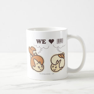 私達が愛する小石およびBam Bam コーヒーマグカップ