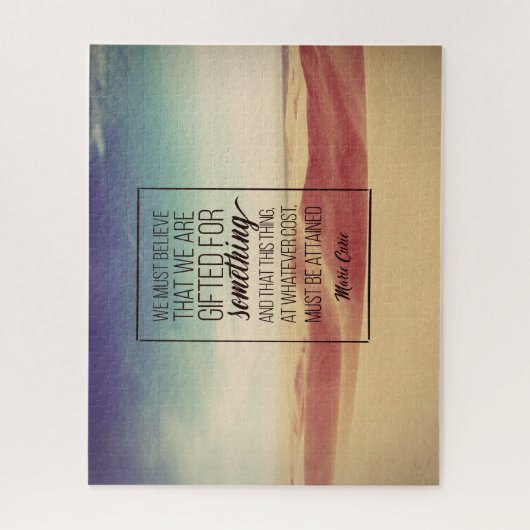 私達が才能豊かであること信じて下さい ジグソーパズル (縦)