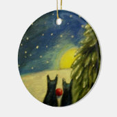 私達が持って来る私達の最も素晴らしいギフト セラミックオーナメント (左)