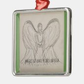 私達が最高で聞いた天使 メタルオーナメント (左)