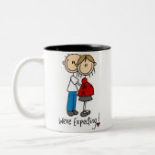 私達が期待している棒の姿 ツートーンマグカップ (左)