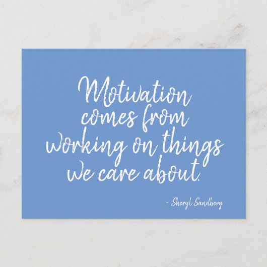 私達が気になる何について刺激の引用文の情熱 ポストカード (正面)