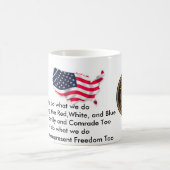 私達が私達の愛および国のためにする何を コーヒーマグカップ (中央)