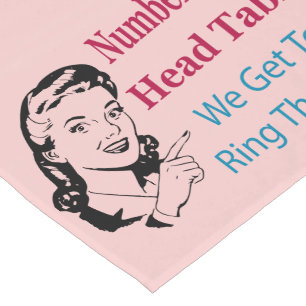 私達が鐘を鳴らすことを得るBuncoのレトロのテーブル#1 ショートテーブルランナー