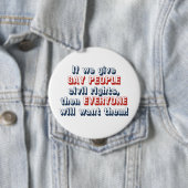 私達が陽気な人々に人権を与えれば、そして皆 缶バッジ (インサイチュ)