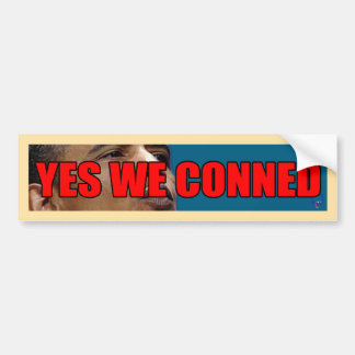 私達が騙したYES バンパーステッカー
