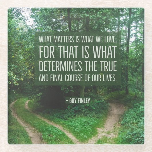 私達が" 4.2 x 4.2を愛する何ガラスコースター" ガラスコースター (正面)