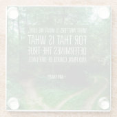 私達が" 4.2 x 4.2を愛する何ガラスコースター" ガラスコースター (裏面)