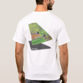 "私達だけサスカチュワンにいたら..... " Tシャツ (裏面)