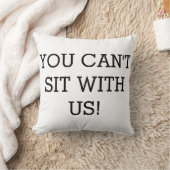 私達と坐ることができません!! 装飾の装飾用クッション クッション (ブランケット)