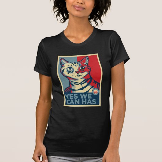 私達によってできるYesは持っています Tシャツ (正面)