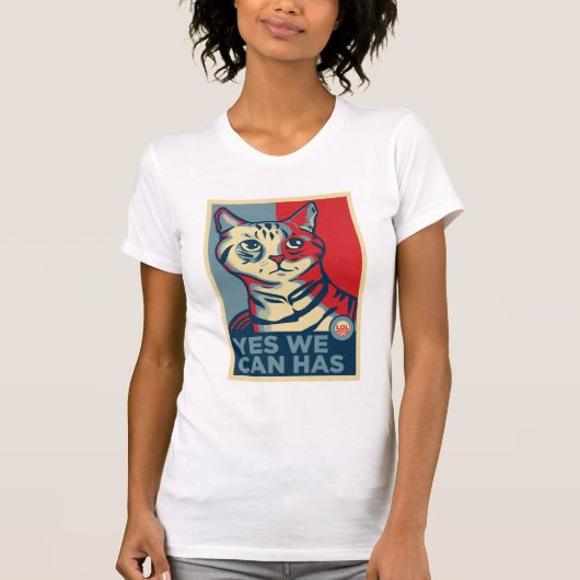 私達によってできるYesは持っています Tシャツ (正面)