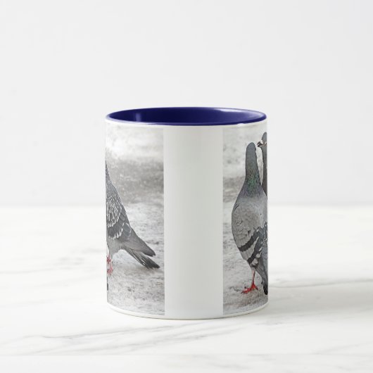 私達にキスハトギフトのマグを与えて下さい マグカップ (中央)