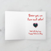 "私達にパリ"がバレンタインカード常にあります シーズンカード (内部)