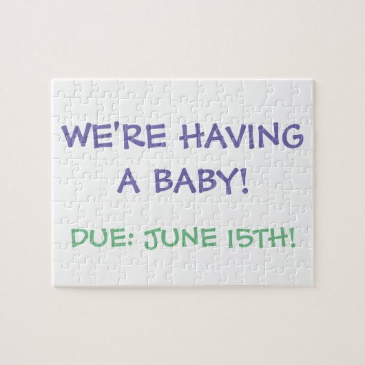 "私達にベビーがあっています!" パズル (横)