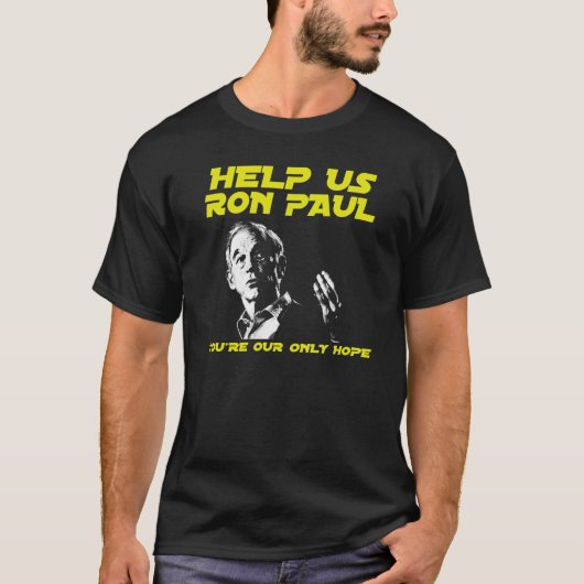 私達にロン・ポールを救済して下さい Tシャツ (正面)