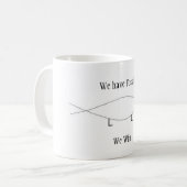 私達に化石があります コーヒーマグカップ (正面左)