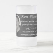 私達に彼は世界の記念物でした フロストグラスビールジョッキ (中央)