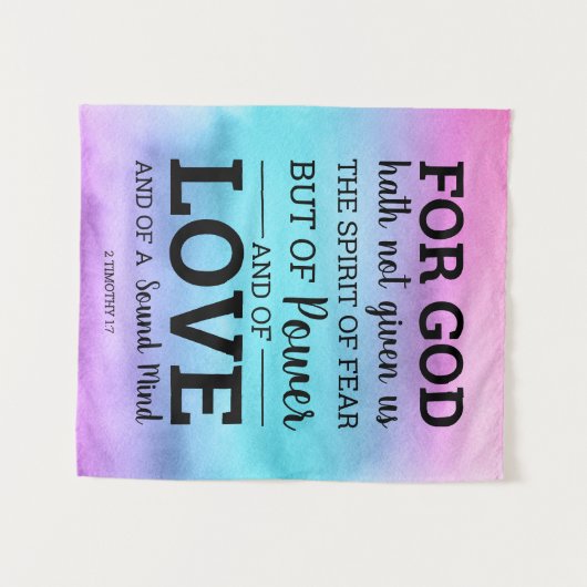 私達に恐れの聖なる書物、経典の精神を与えられない神Hath タペストリー (正面(横))