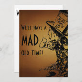 私達に昔不機嫌があります! (帽子屋) 招待状 (正面/裏面)