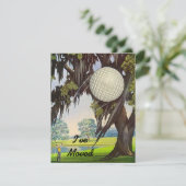 私達に私が動かしました発表のゴルフゴルフをする移動をあります 案内状 (スタンド正面)