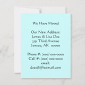 私達に私が動かしました発表アラスカカナダアイダホをあります 案内状 (裏面)